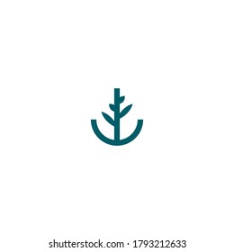 W Green Leaf Letter Design Logo. Eco Bio Leaf Letters Icon Illustration Vector Logo.