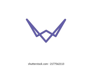 W icon vector Vector illustration can be used for web and mobile graphic design, logo, eps10