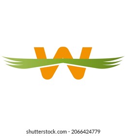 W Idea Logo vector template Image