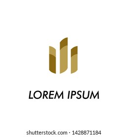 w initial letter for business name logo icon in company