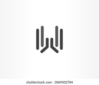 Diseño de iconos de diseño de logotipo inicial y de línea
