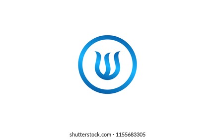 W Initial Logo