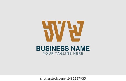 W  initial logo | initial based abstract modern minimal creative logo, vector template image. luxury logotype logo, real estate homie . typography . initials 