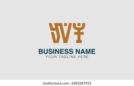 W  initial logo | initial based abstract modern minimal creative logo, vector template image. luxury logotype logo, real estate homie . typography . initials 