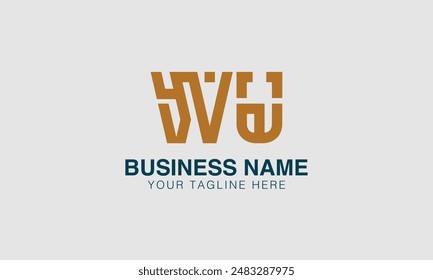 W  initial logo | initial based abstract modern minimal creative logo, vector template image. luxury logotype logo, real estate homie . typography . initials 