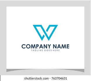 W Initial Logo Design