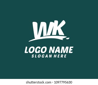 W K Initial logo