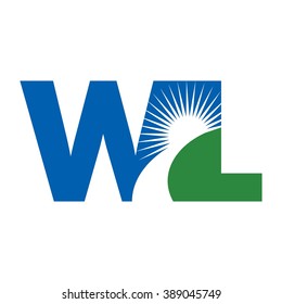 w and l logo vector.