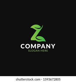 W Leaf Letter Logo Icon Design in Green Colors. Eco Bio Letter Design Vector Illustration. 
