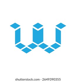 Letra W Logotipo da marca comercial