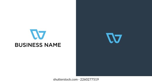 W Letter Business Logo Vector Design