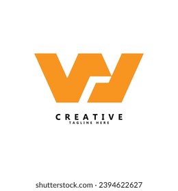 W letter creative logo design icon