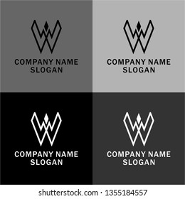 W Letter Design