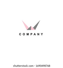 W Letter Initial Icon Logo Design Vector Template