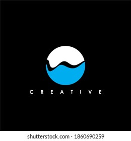 W Letter Initial Logo Design Template Vector Illustration	
