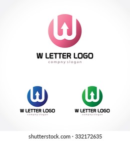 w letter logo