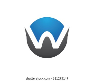 W letter logo
