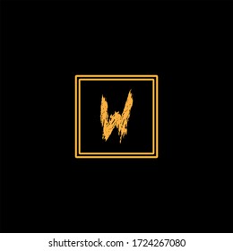 W letter logo abstract design