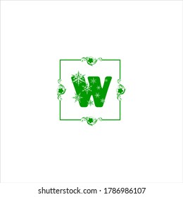 W letter logo abstract design 