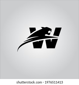 W letter logo with blue background. W
letter design. W letter icon. W.