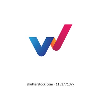 W Letter Logo Business Template Vector icon