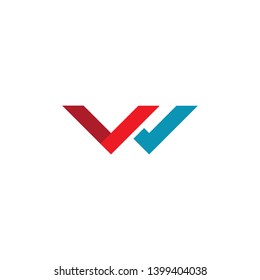 W Letter Logo Business Template
