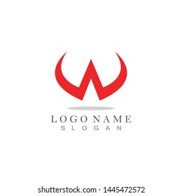 W Letter Logo Business Template Vector icon