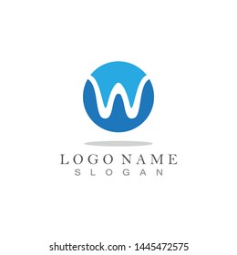 W Letter Logo Business Template Vector icon