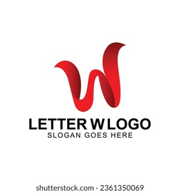 W Letter Logo Business Template Vector icon Free Vector