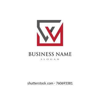 W Letter Logo Business Template Vector icon
