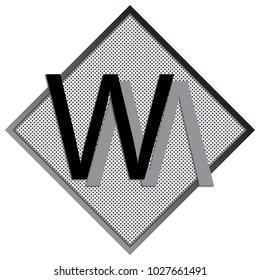W Letter Logo concept. Creative emblem design template. Universal elegant icon. Premium business finance logotype. Graphic Alphabet Symbol for Corporate Business Identity. Vector element