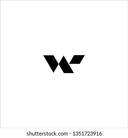 A W Letter Logo Design