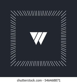W letter logo design
