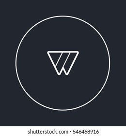 W letter logo design