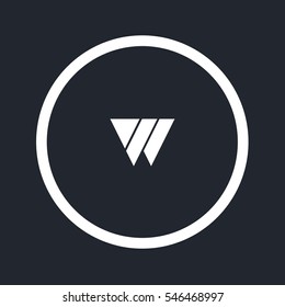 W letter logo design