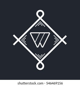 W letter logo design