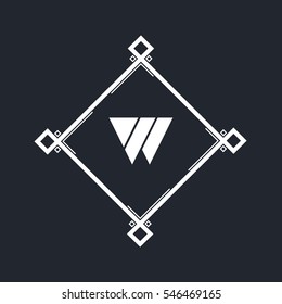 W letter logo design