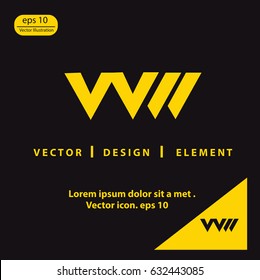 W Letter Logo Design