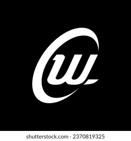 W letter logo design. Alphabet letters Initials Monogram logo W. w logo. w design