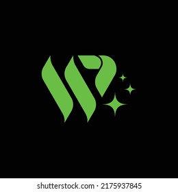 Diseño de logotipo de letra W
