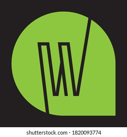 Initial W Gaming Esport Logo Design Stock Vector (Royalty Free ...