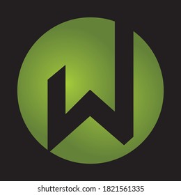 W Letter Logo Design Creative Icon Modern Letters Vector Logo