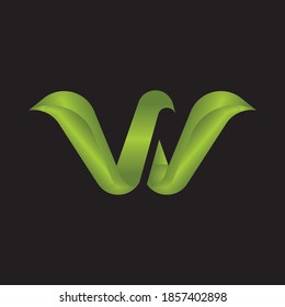 W Letter Logo Design Creative Icon Modern Letters Vector Logo