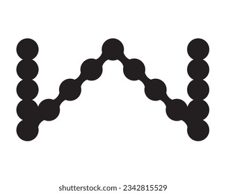 W letter logo design elements