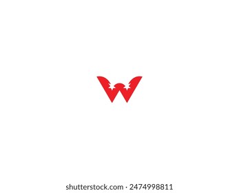 W letter  logo design and W initial logo design