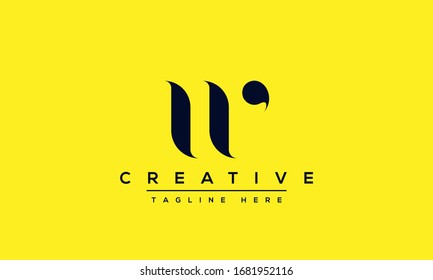W letter logo Design Modern Monogram Icon. W WW initials based Template and Letters in vector.