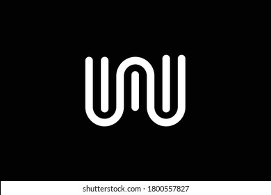 W letter logo design on luxury background. WW monogram initials letter logo concept. WM icon design. MW elegant and Professional letter icon design on black background. W WW MW WM 