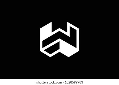W letter logo design on luxury background. WW monogram initials letter logo concept. W icon design. WW elegant and Professional letter icon design on black background. W WW
