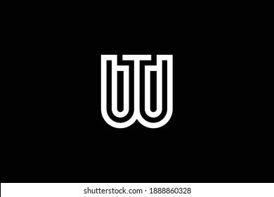 W letter logo design on luxury background. WW monogram initials letter logo concept. W icon design. WW elegant and Professional white color letter icon design on black background.