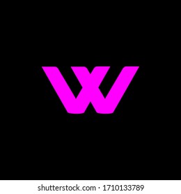 W letter logo design. It is a sing and symbol design.
